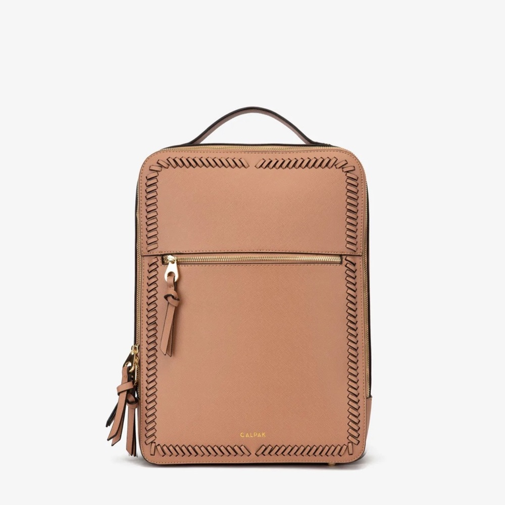 Calpak Tan Laptop Bag